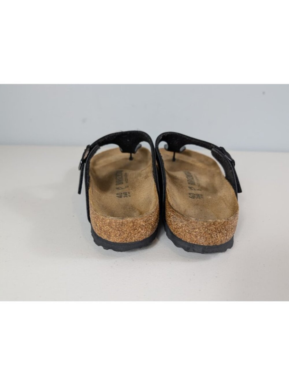 Birkenstock Gizeh thong sandals in black women's size 9 - Picture 6 of 12